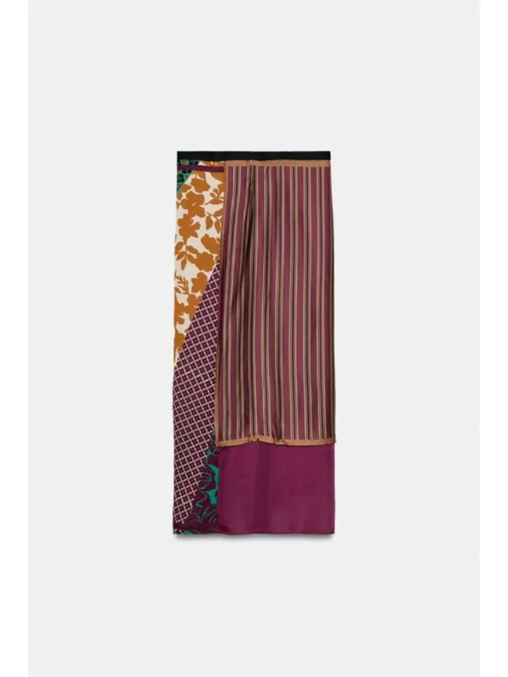 ZARA PRINTED SCARF PAREO - Picture 7 of 8